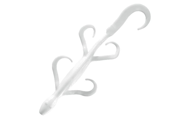 Bass Pro Shops Squirmin' Lizard - 4'' - White