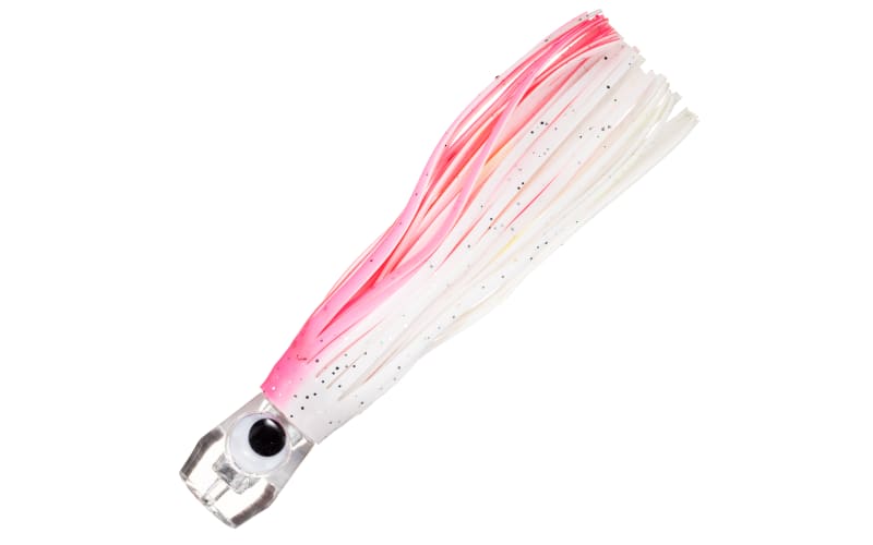 Offshore Angler Mahi Cup Jr. Trolling Lure - 6-1/2'' - Clear Head-Pink/White