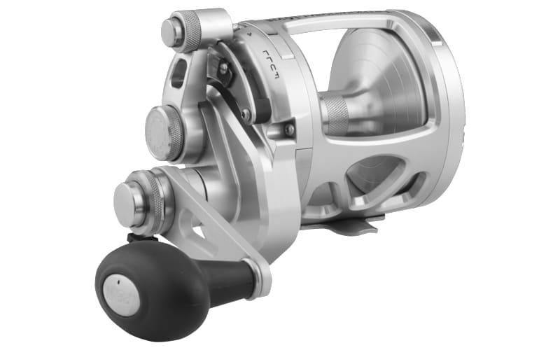 PENN International VIS Silver Two-Speed Lever Drag Reel