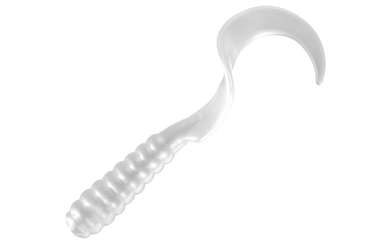 Offshore Angler Swirl Tail Grubs - 4" - Pearl
