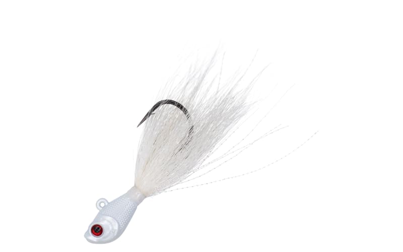 Intent Tackle Pro Series Bucktail Jig-White