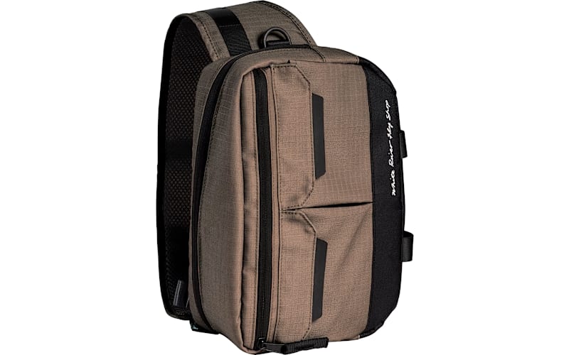White River Fly Shop Riseform Sling Pack-Brown