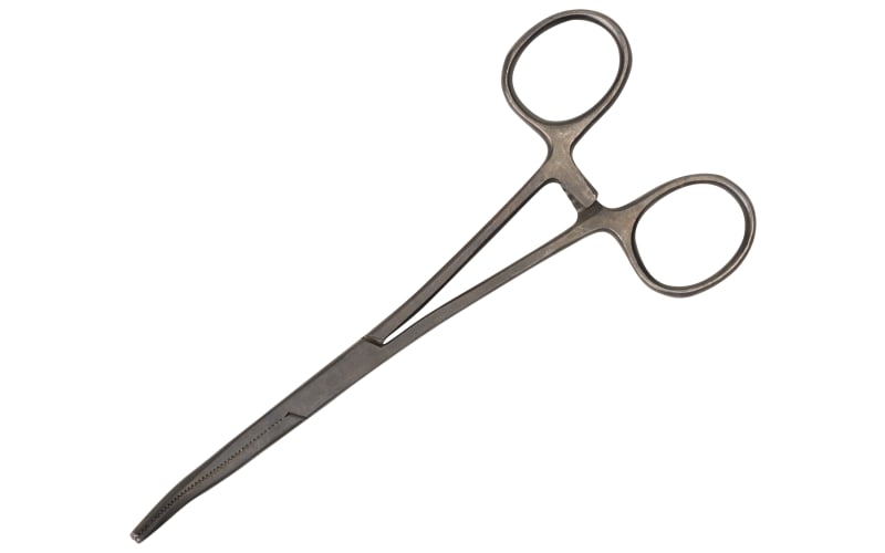 White River Fly Shop Curved-Nose Forceps-Black