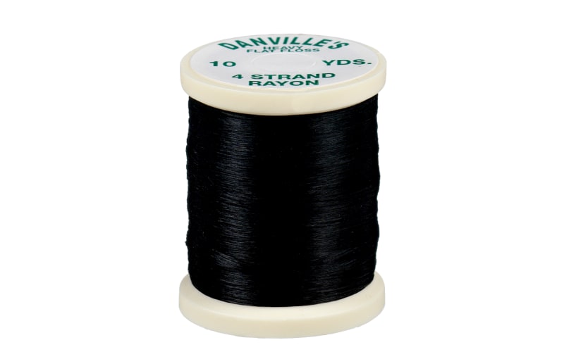 Danville Four Strand Nylon Floss-Black