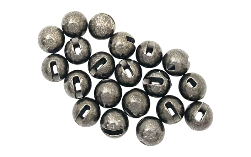 Montana Fly Company Slotted Tungsten Beads 20-Pack-Black Nickel