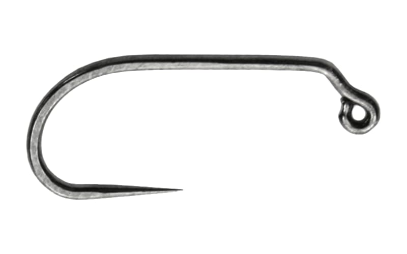 Montana Fly Company 7220 2X Barbless Jig Fly Hook-Black Nickel