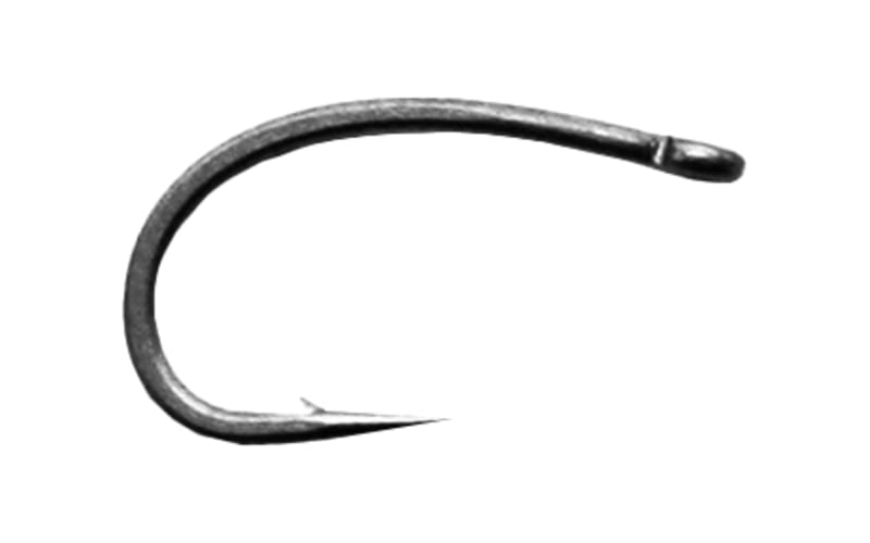 Montana Fly Company 7188 Heavy Wire Straight Eye Scud and Emerger Fly Hook-Black Nickel