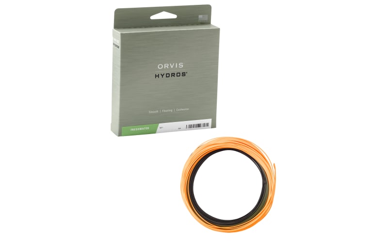 Orvis Hydros Bank Shot Fast Sink-Tip Fly Line-Black/Olive/Orange