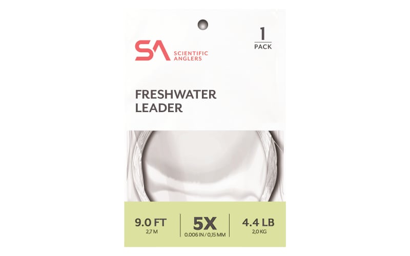Scientific Anglers Freshwater Tapered Leader-Clear