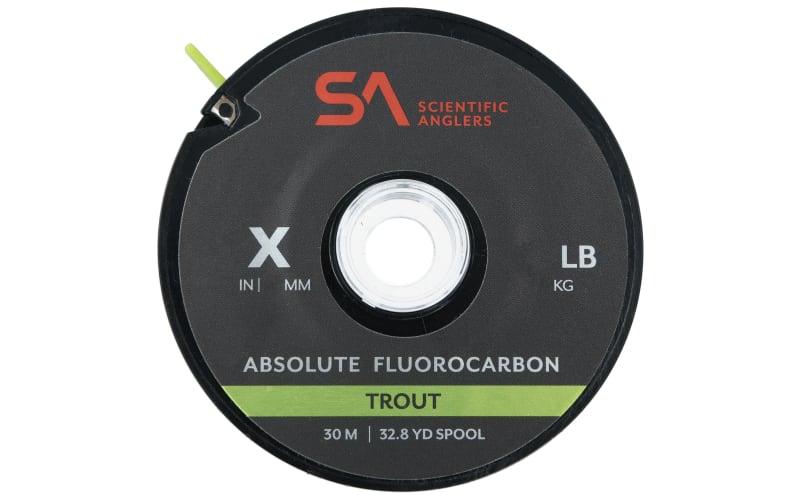 Scientific Anglers Absolute Fluorocarbon Trout Tippet-Clear