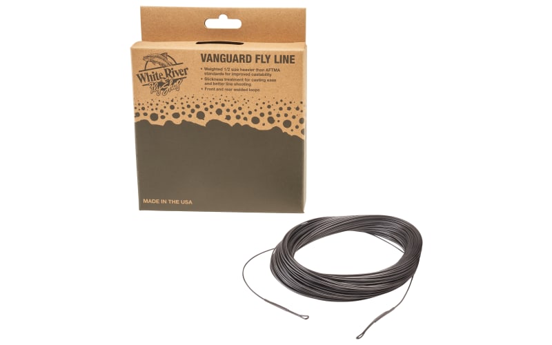White River Fly Shop Vanguard Sinking Fly Line-Dark Green