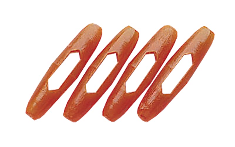 Anglers Image Fly Line to Leader Cast Connectors-Fluorescent Orange
