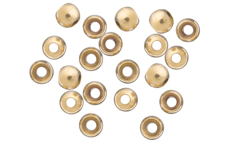 White River Fly Shop Brass Bead Heads-Gold