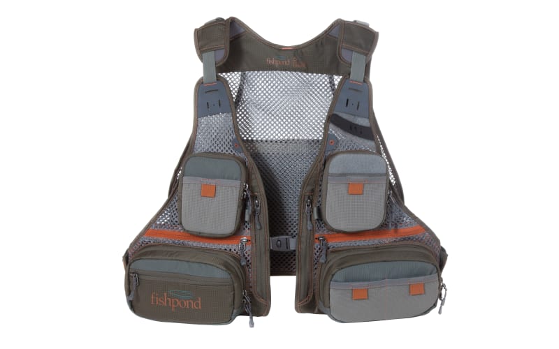 fishpond Sagebrush Pro Mesh Fishing Vest-Granite