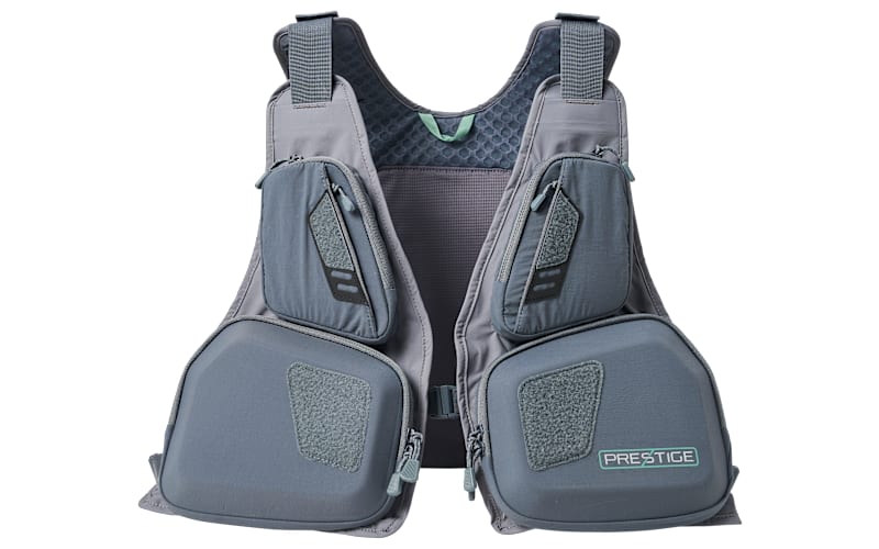White River Fly Shop Prestige Convertible Fly Vest-Gray
