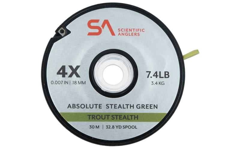 Scientific Anglers Absolute Trout Stealth Tippet-Green