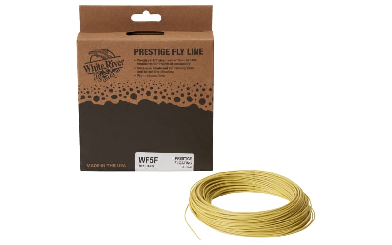 White River Fly Shop Prestige WF Floating Fly Line-Light Olive