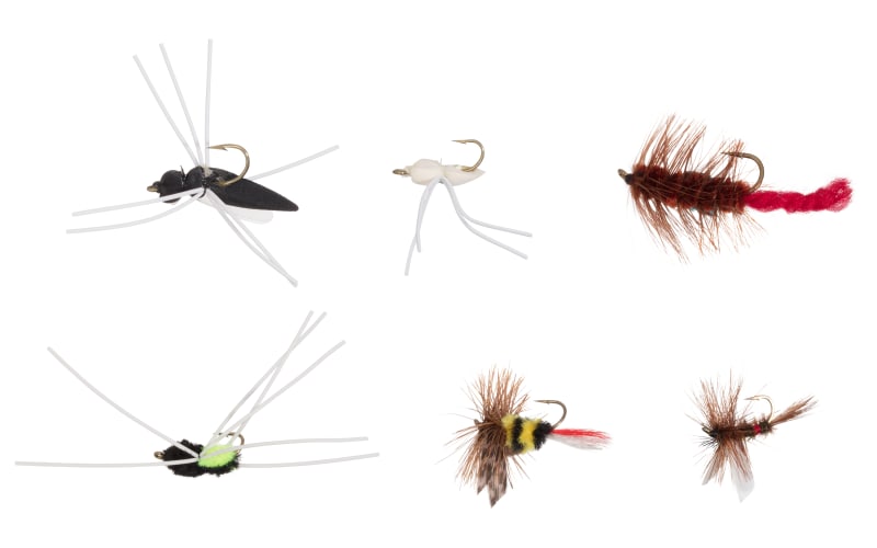 Betts 6-Piece Panfish Fly Kit-Glo N'Dark
