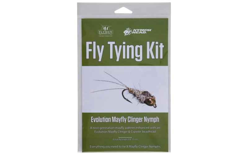 Flymen Fishing Company Evolution Mayfly Clinger Nymph Fly Tying Kit