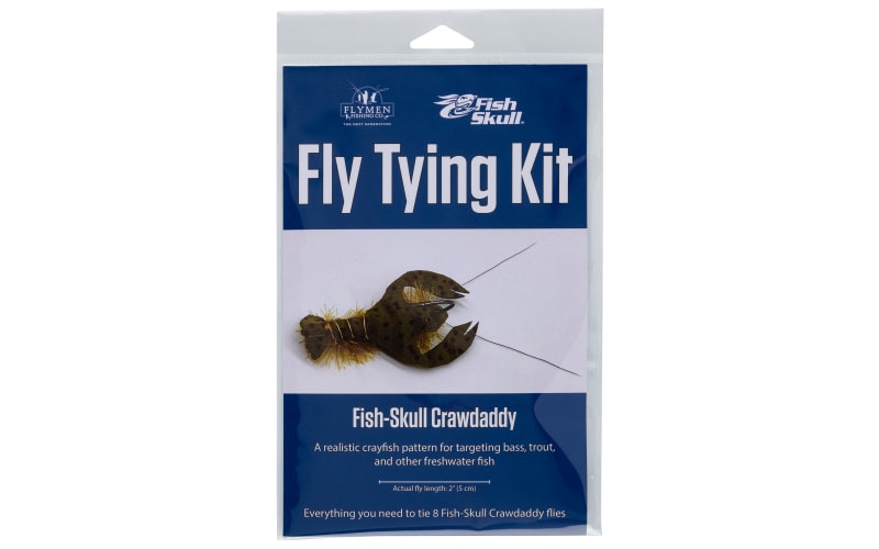 Flymen Fishing Company Fish-Skull Crawdaddy Fly Tying Kit