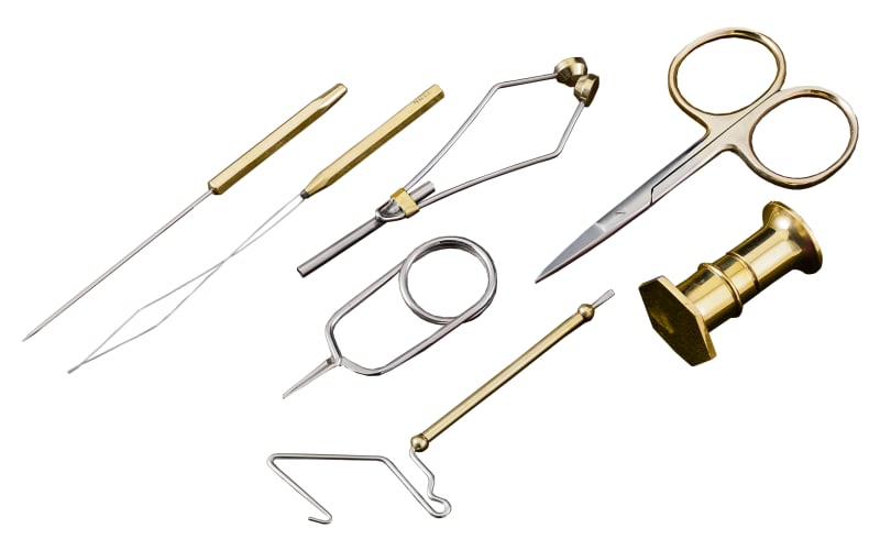 White River Fly Shop 7-piece Fly-Tying Kit
