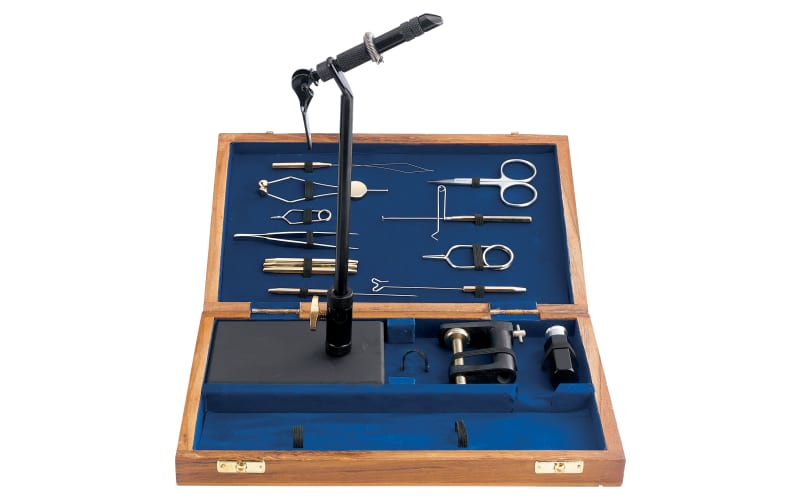 White River Fly Shop Deluxe Fly-Tying Kit with Case