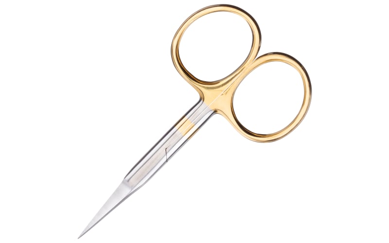 White River Fly Shop Fly-Tying Scissors-Gold/Silver