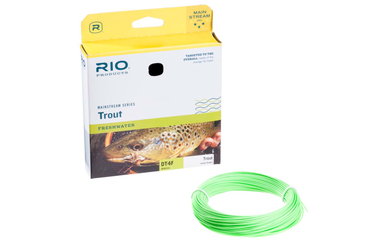 RIO Mainstream Trout Double Taper Fly Line-Lemon Green