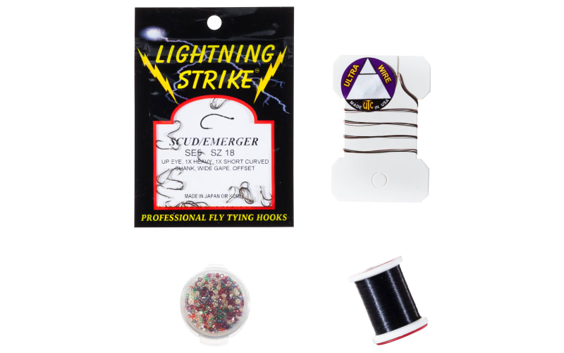 White River Fly Shop Masters Zebra Midge Fly Tying Kit