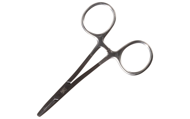 Montana Fly Company River Steel Straight Tip Forceps-Black/Silver