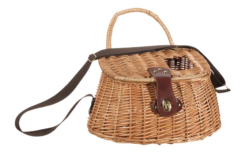 White River Fly Shop Wicker Creel-Natural