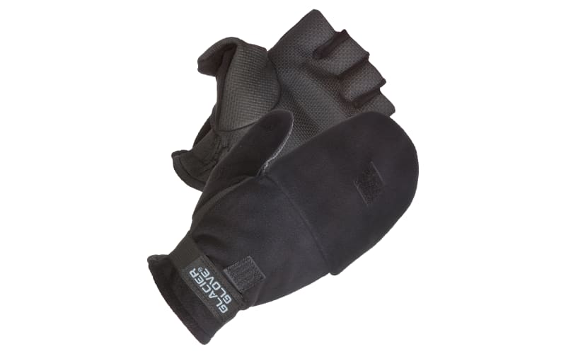 Glacier Glove Alaska River Windproof Flip Mitt-Black