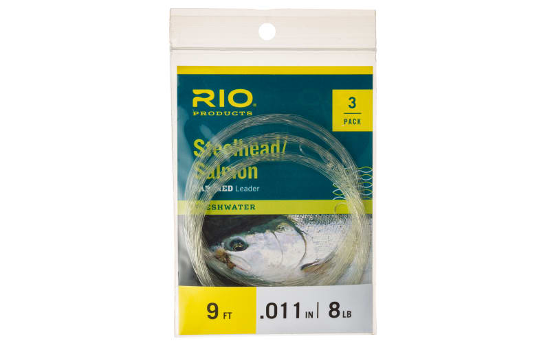 RIO Steelhead/Salmon Tapered Leader-Glacial Green