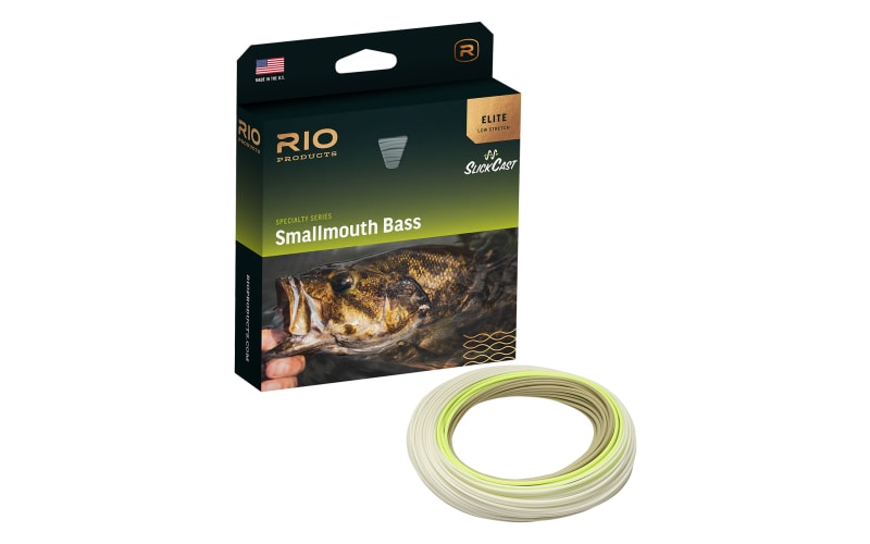 Rio Elite Smallmouth Bass Fly Line-Moss/Chartreuse/Beige