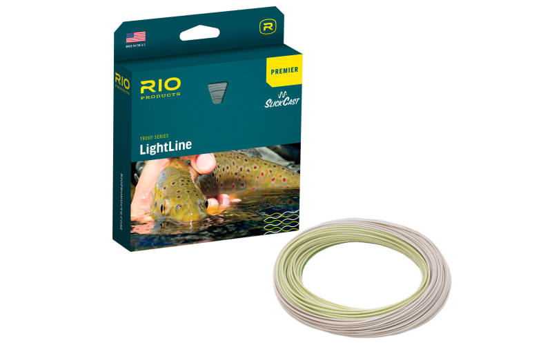 RIO Premier LightLine Fly Line-Moss/Ivory