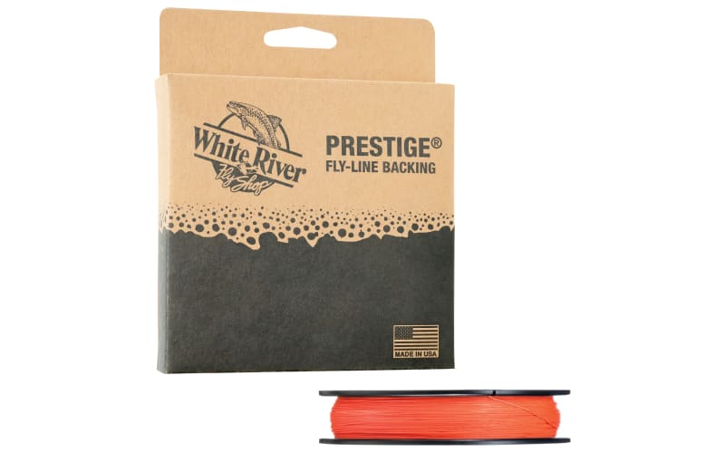 White River Fly Shop Prestige Flyline Backing-Orange