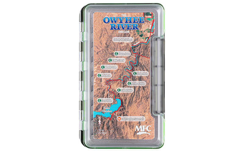 Montana Fly Company Waterproof River Map Fly Box-Owyhee River