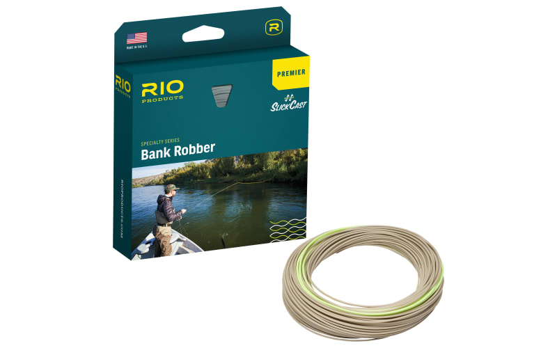 RIO Premier Bank Robber Fly Line-Tan/Light Green/Tan