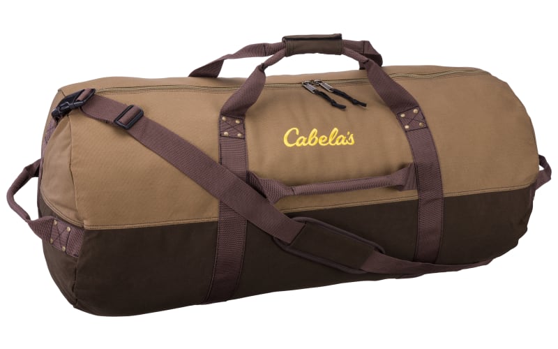 Cabela's Heavy Canvas Duffel Bag-Brown