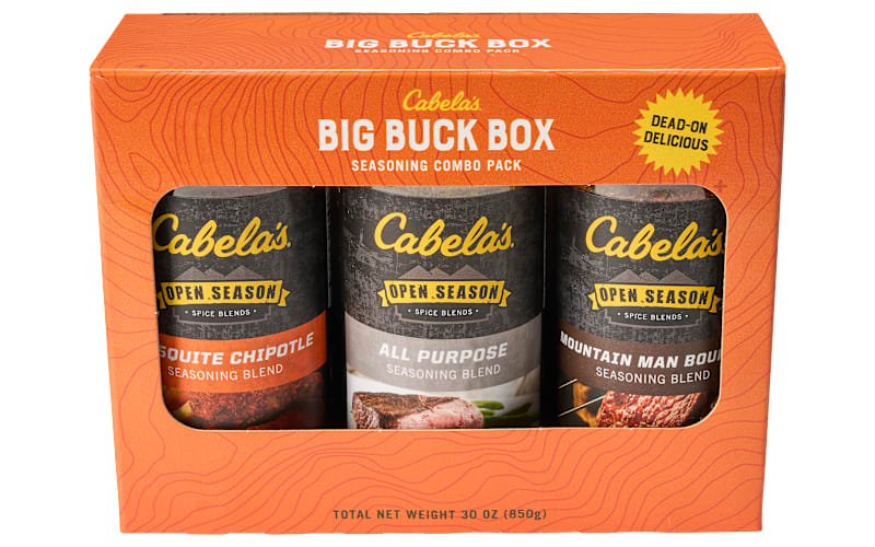 Cabela's Open Season Big Buck Box Seasoning Combo Pack