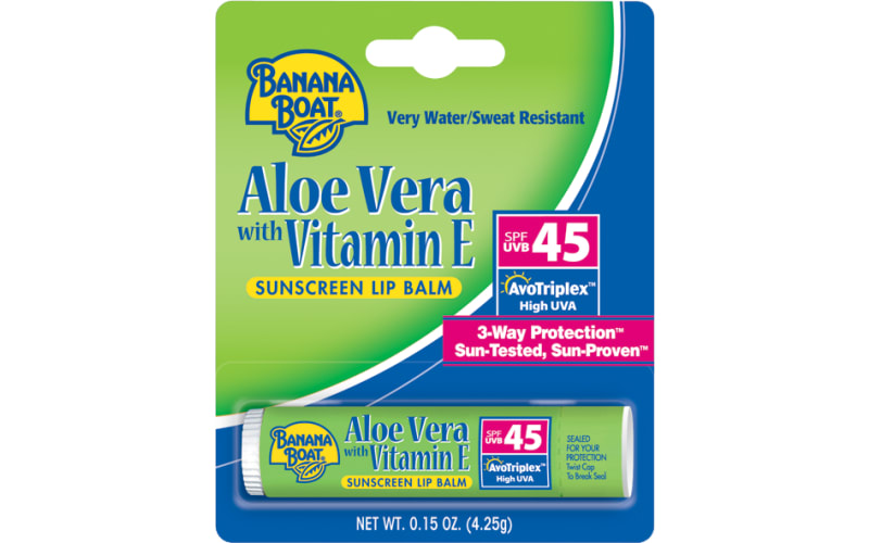 Banana Boat Aloe Vera with Vitamin E Sunscreen Lip Balm