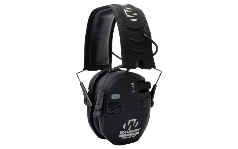 Walker's Razor Slim Quad Electronic Bluetooth Earmuffs-Black