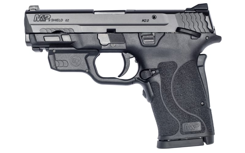 Smith & Wesson M&P M2.0 Shield EZ Semi-Auto Pistol with Thumb Safety and Crimson Trace Red Laserguard