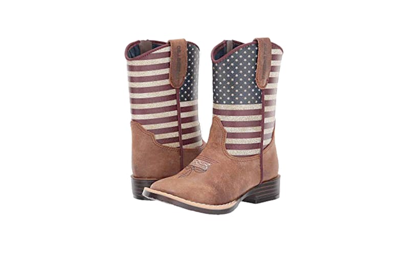 M&F Jacob Square Toe Boot-American Flag