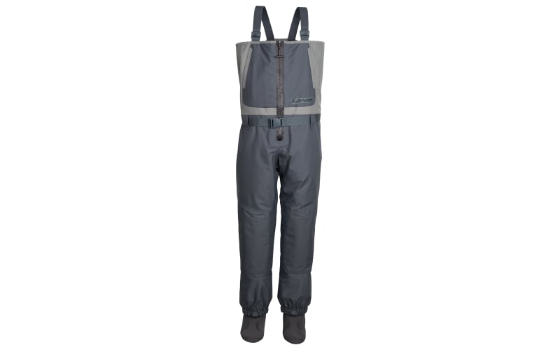 White River Fly Shop Prestige Front Zip Stocking-Foot Chest Waders for Men-Cool Grey