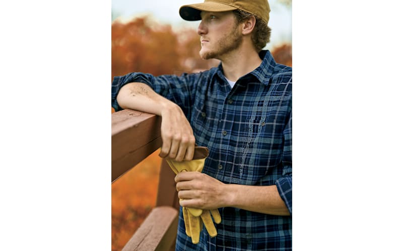 RedHead Ozark Mountain Flannel Long-Sleeve Button-Down Shirt for Men