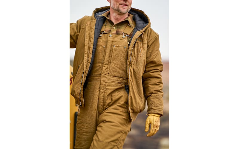 RedHead Pro Series Insulated Canvas Hooded Work Jacket for Men