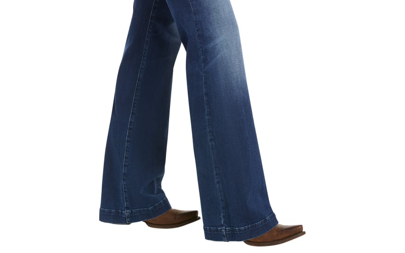 Ariat Mid-Rise Stretch Kelsea Wide-Leg Jeans for Ladies