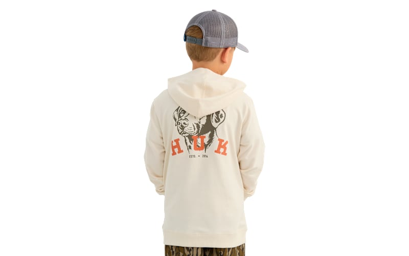 Huk Edisto Terry Lab Sketch Hoodie for Kids | Mack's Prairie Wings