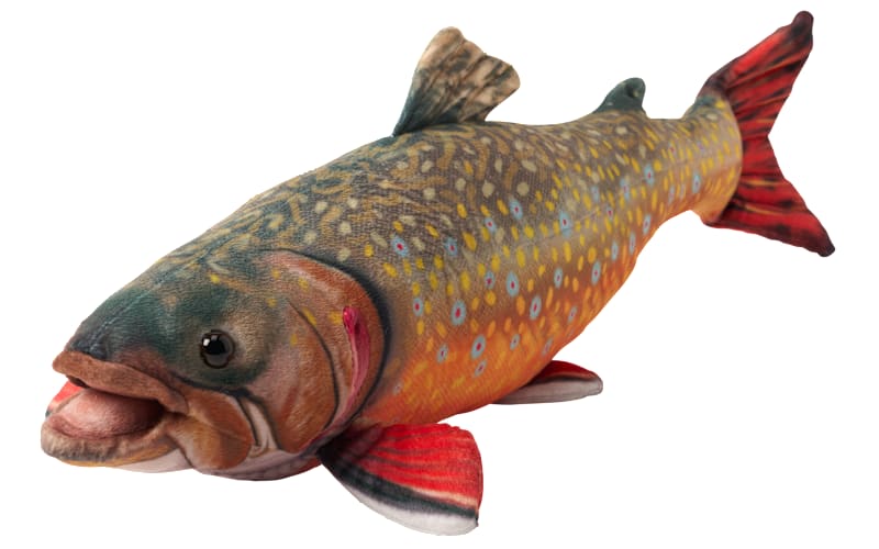 Bass Pro Shops Plush Stuffed Brook Trout for Kids-Brook Trout